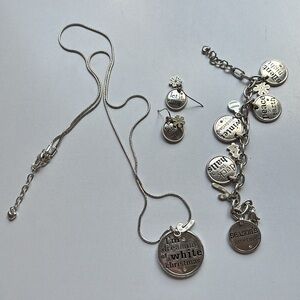 Brighton Have Yourself Merry Christmas Little Christmas Let it Snow Set Jewelry